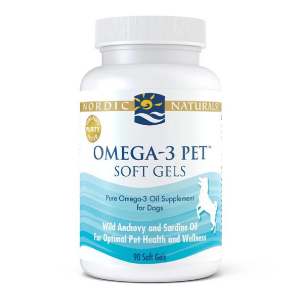NORDIC NATURALS Omega-3 Pet for Dogs 90 gel kapsula