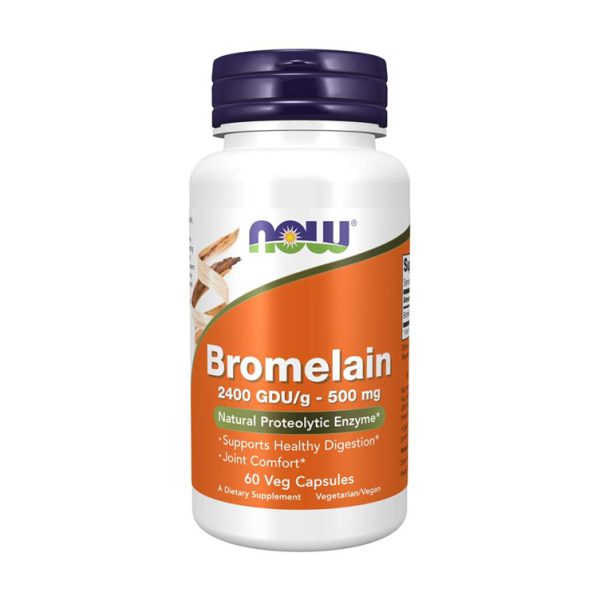 NOW FOODS Bromelain 500 mg (60 veg kapsula)