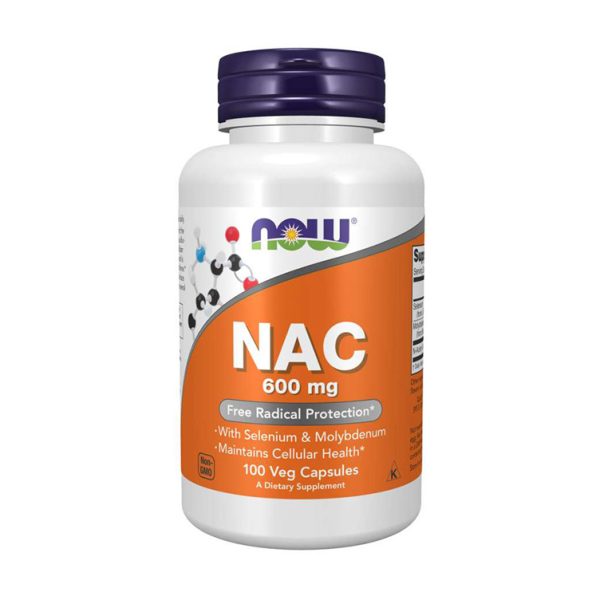 NOW FOODS NAC 600 mg (100 veg kapsula)